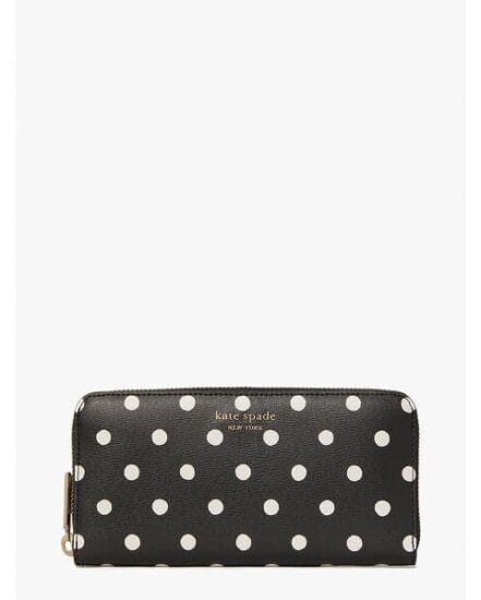 Fashion 4 - spencer sunshine dot zip-around continental wallet