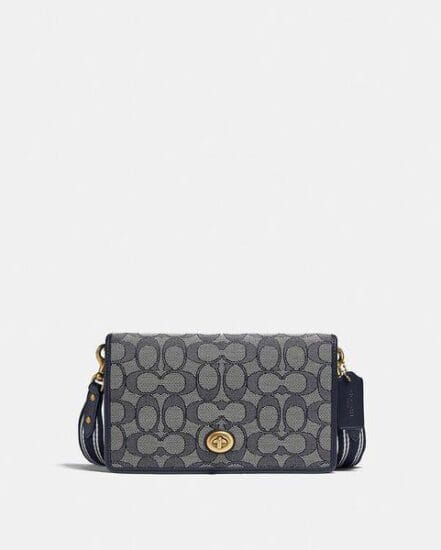 Fashion 4 Coach Hayden Foldover Crossbody Clutch In Signature Jacquard