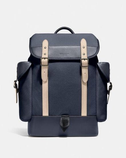 Fashion 4 Coach Hitch Backpack In Organic Cotton Canvas