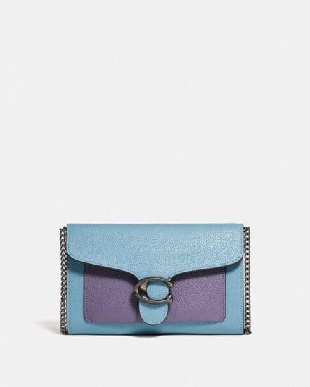 Fashion 4 Coach Tabby Chain Clutch In Colorblock