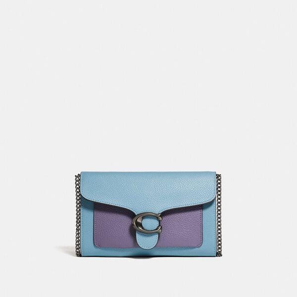 Fashion 4 Coach Tabby Chain Clutch In Colorblock