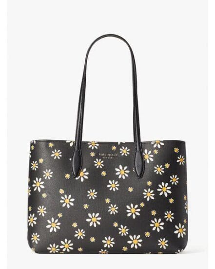 Fashion 4 - all day daisy dots large tote