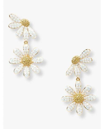 Fashion 4 - dazzling daisy drop earrings