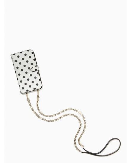 Fashion 4 - dot magnetic folio 12/12 pro iphone case on crossboy chain