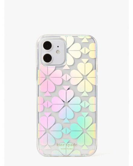 Fashion 4 - spade flower iridescent iphone 12/12 pro case
