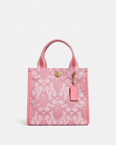 Fashion 4 Coach BAPE x Coach Tote 22 In Signature Jacquard