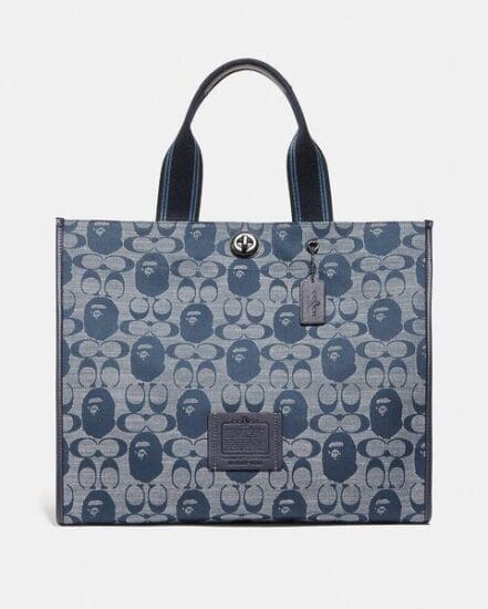 Fashion 4 Coach BAPE x Coach Tote 40 In Signature Chambray