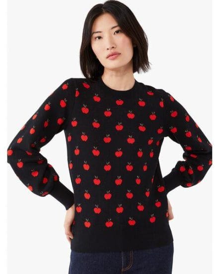 Fashion 4 - apple toss jacquard sweater