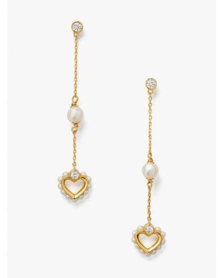 Fashion 4 - shining spade linear earrings