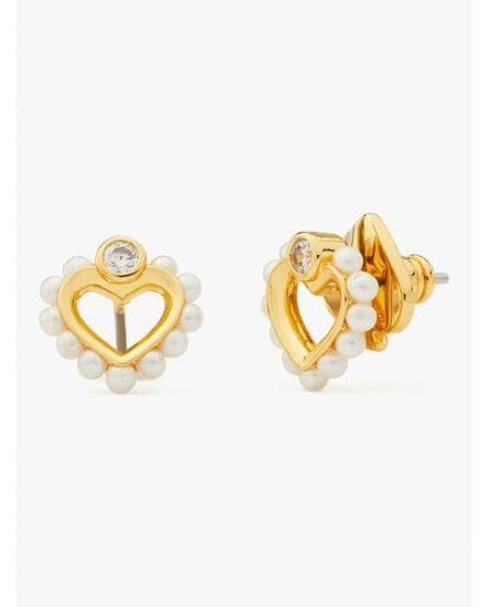 Fashion 4 - shining spade pearl studs