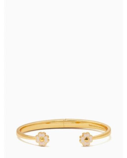 Fashion 4 - spades & studs enamel hinge cuff