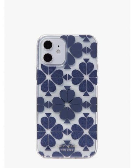 Fashion 4 - tonal spade flower iphone 12/12 pro case