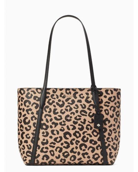 Fashion 4 - cara graphic leopard large tote