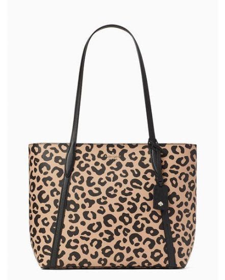 Fashion 4 - cara graphic leopard large tote