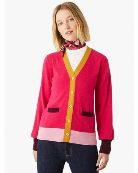 Fashion 4 - colorblock cashmere gallery cardigan