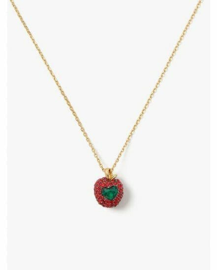 Fashion 4 - dashing beauty pavé apple pendant