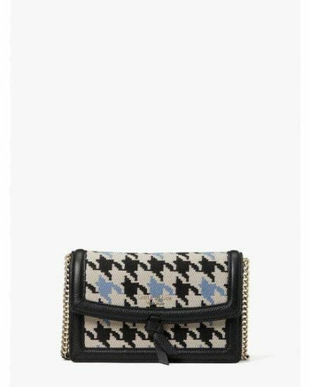 Fashion 4 - knott houndstooth flap crossbody
