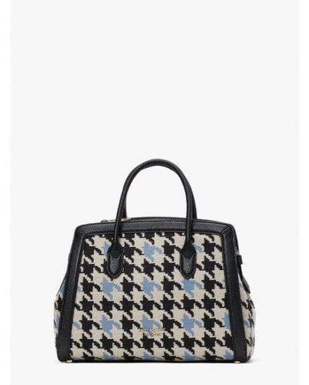 Fashion 4 - knott houndstooth medium satchel