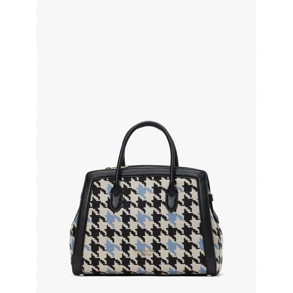 Fashion 4 - knott houndstooth medium satchel