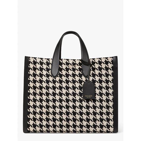 Fashion 4 - manhattan houndstooth large tote