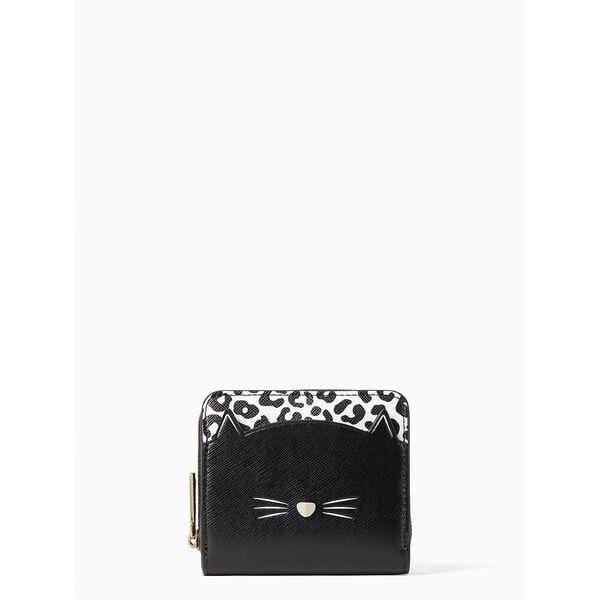 Fashion 4 - meow cat small zip around wallet