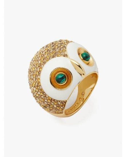 Fashion 4 - night bird pavé ring