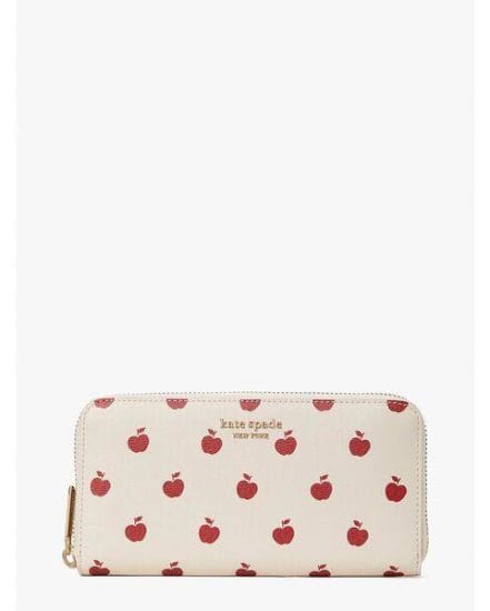 Fashion 4 - spencer apple toss zip-around continental wallet