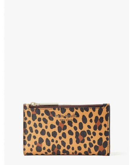 Fashion 4 - spencer leopard small slim bifold wallet