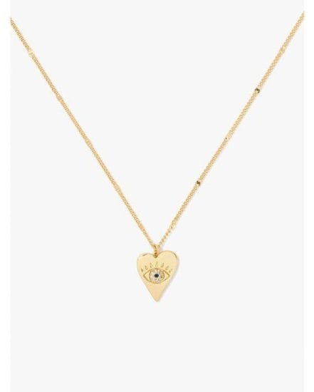 Fashion 4 - wishes evil eye heart pendant