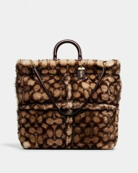 Fashion 4 Coach Signature Shearling Rogue Tote