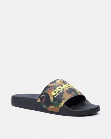 Fashion 4 Coach Slide With Camo Print