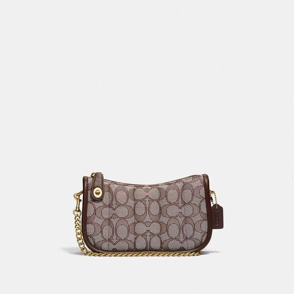 Fashion 4 Coach Swinger 20 In Signature Jacquard With Quilting