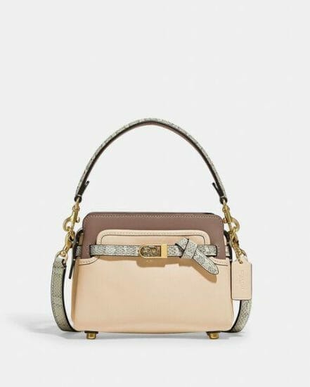 Fashion 4 Coach Tate 18 Crossbody With Snakeskin Detail