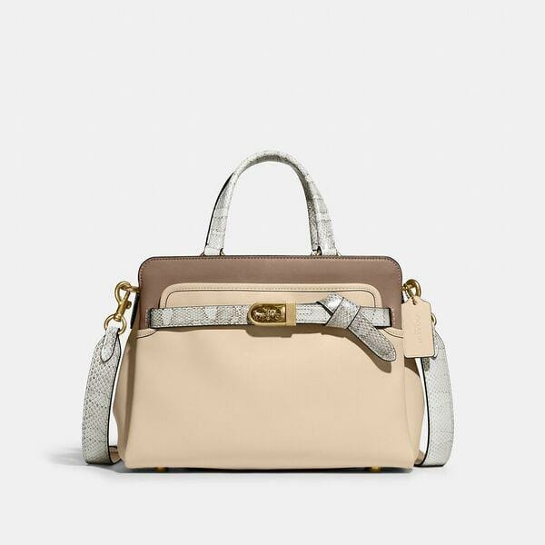 Fashion 4 Coach Tate Carryall 29 In Colorblock With Snakeskin Detail