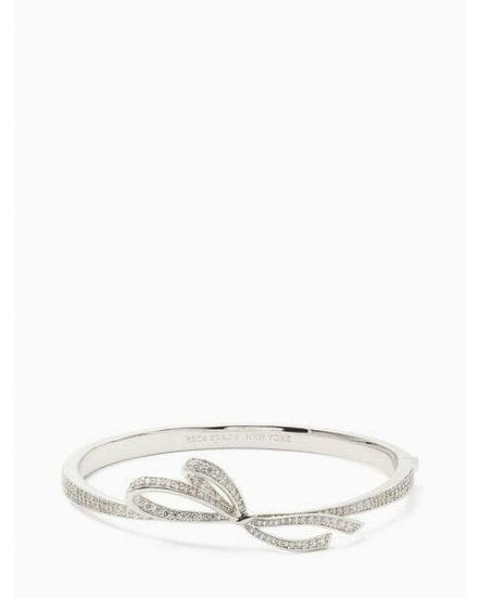 Fashion 4 - all tied up pave hinged bangle