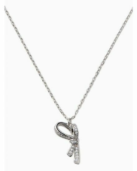 Fashion 4 - all tied up pave mini pendant