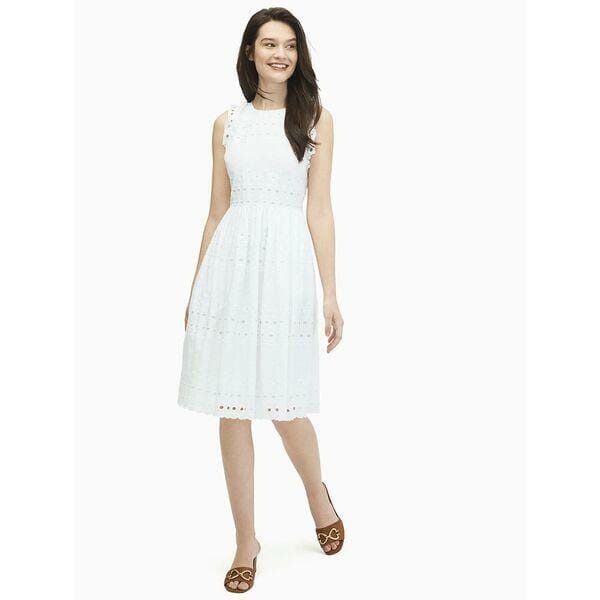 Fashion 4 - casual spade eyelet dress