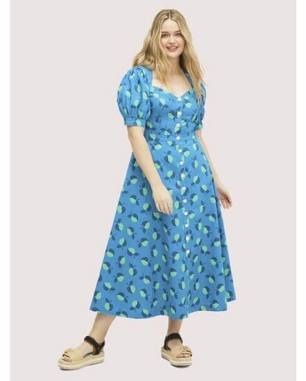 Fashion 4 - colorblock apple poplin dress