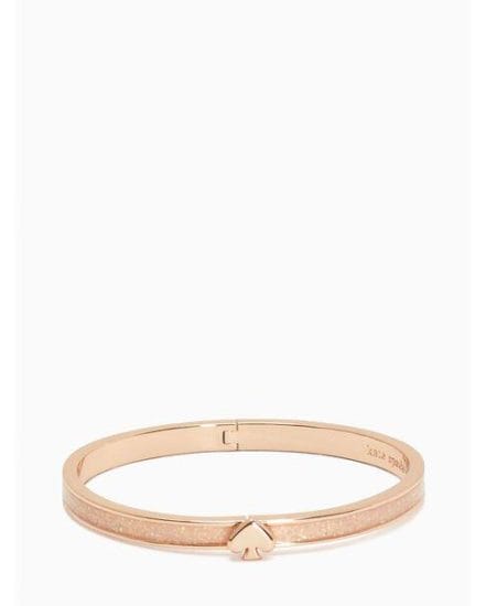 Fashion 4 - everyday spade glitter thin enamel bangle