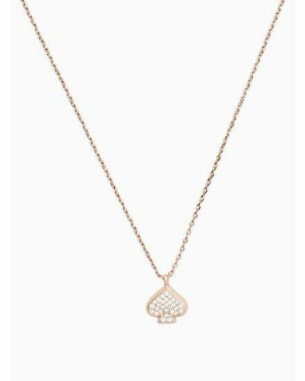 Fashion 4 - everyday spade pave mini pendant