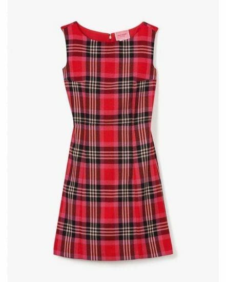 Fashion 4 - foliage plaid sheath dress
