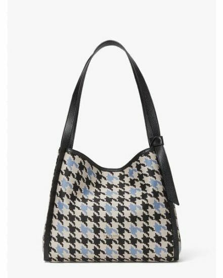 Fashion 4 - knott houndstooth large shoulder bag
