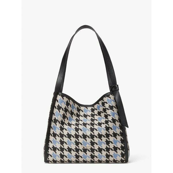 Fashion 4 - knott houndstooth large shoulder bag