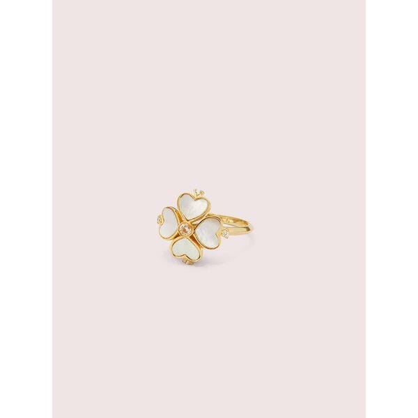 Fashion 4 - legacy logo demi fine spade flower ring