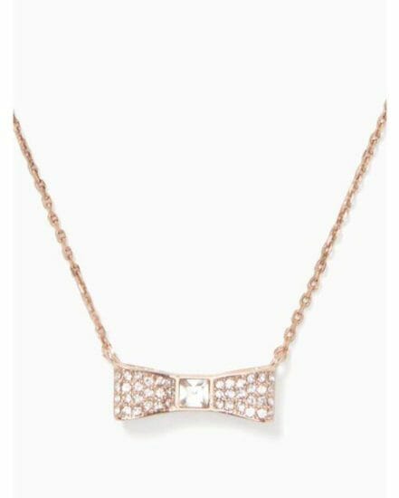 Fashion 4 - ready set bow pave mini pendant