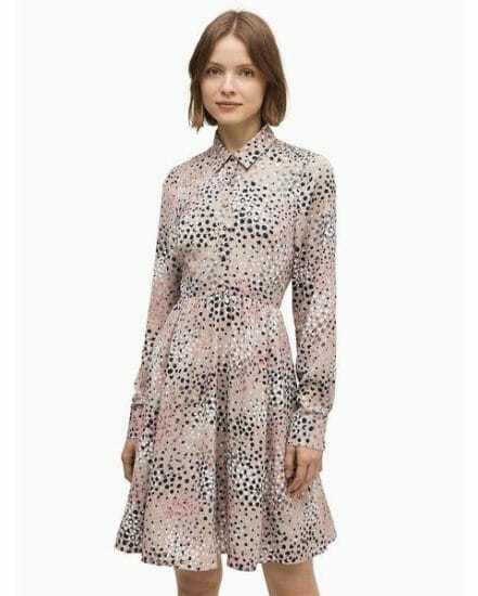 Fashion 4 - soiree dot smocked dress