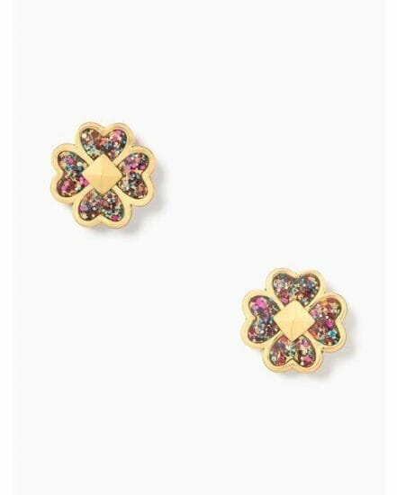 Fashion 4 - spades & studs glitter enamel studs