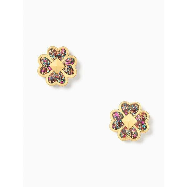 Fashion 4 - spades & studs glitter enamel studs