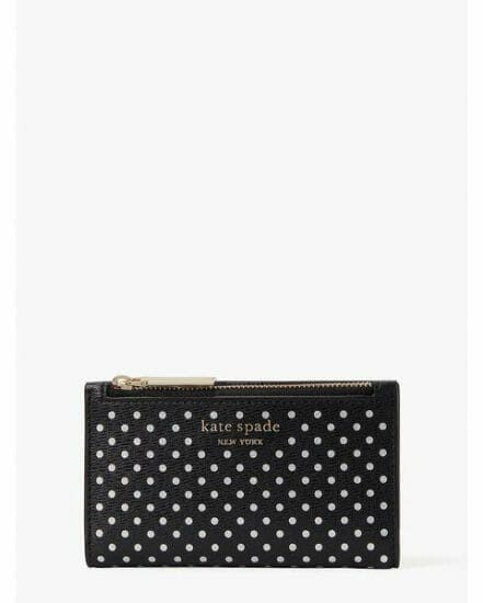 Fashion 4 - spencer metallic dot small slim bifold wallet