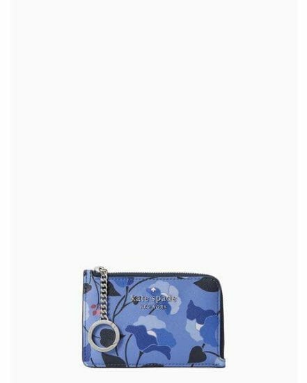 Fashion 4 - staci nouveau bloom medium l-zip card holder